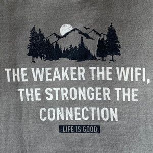 Life Is Good Large Classic T  Shirt